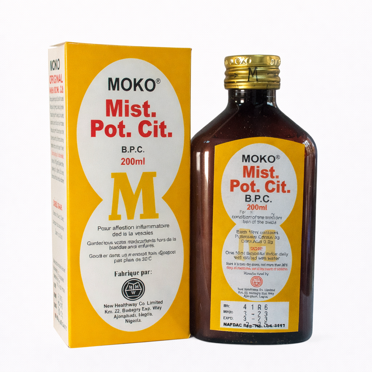 Moko Mist Potassium Citrate Mixture (Urinary Alkalinizer) 200 ml